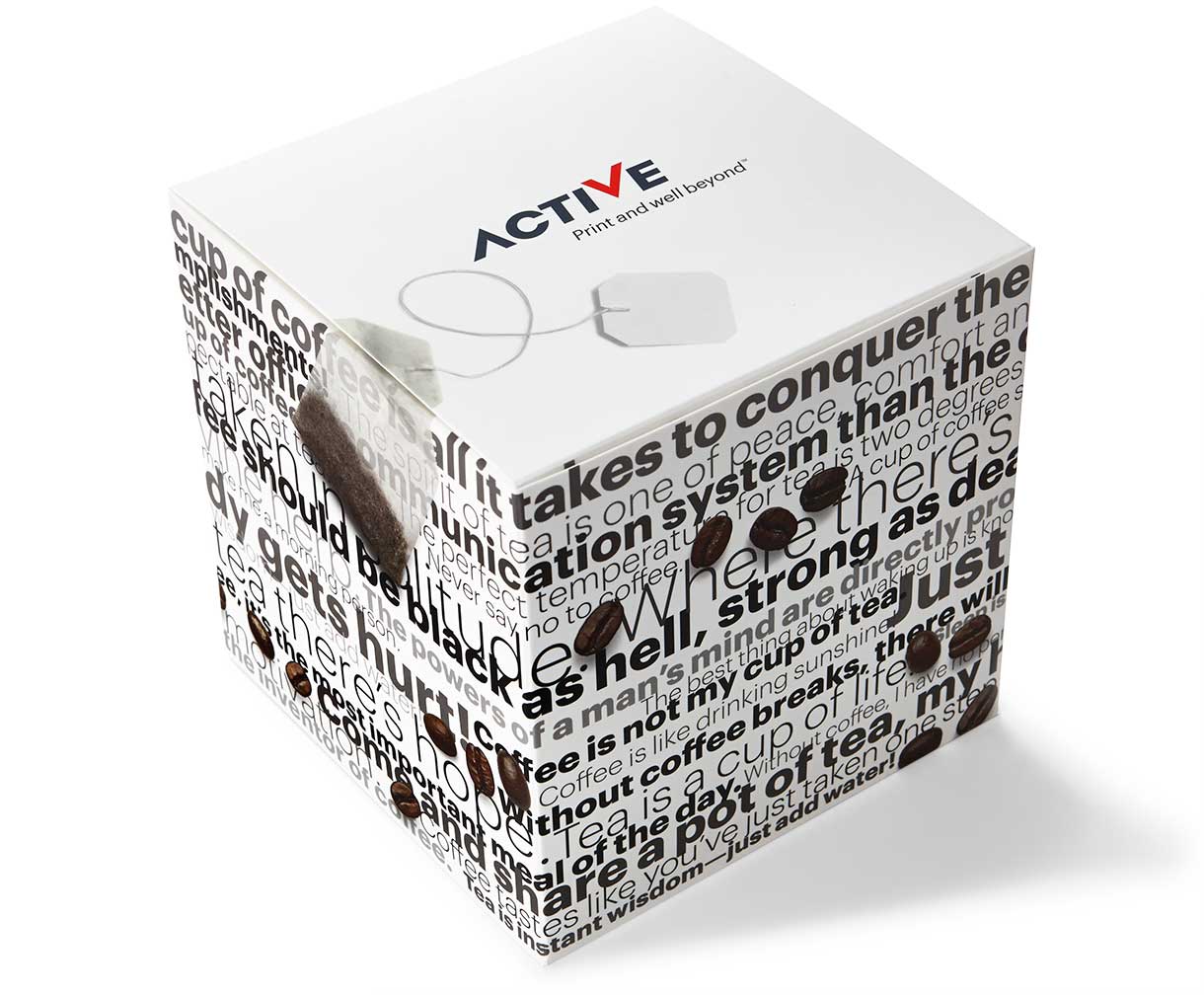 active_coffee-box.jpg Art Direction by: Bart Crosby, Crosby Associates
